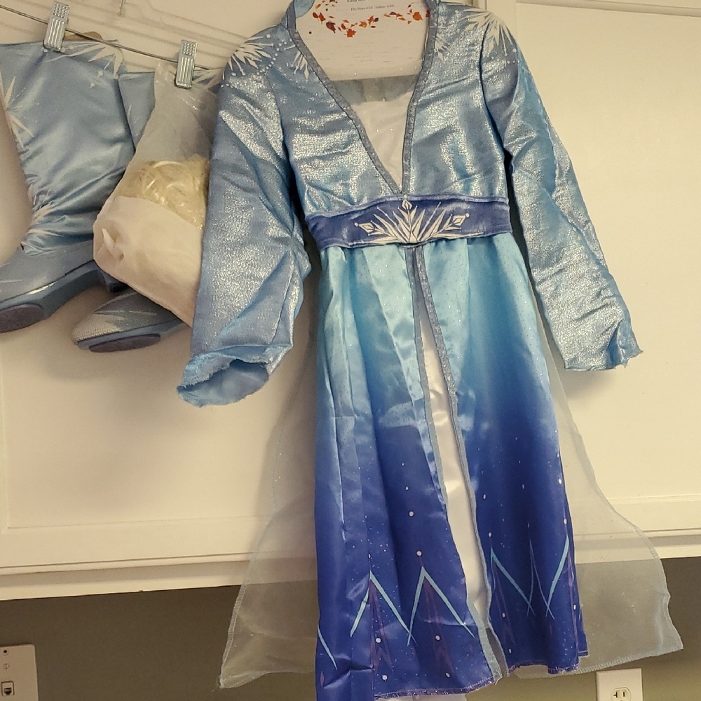 Blue and Silver Kids Costume Dress
